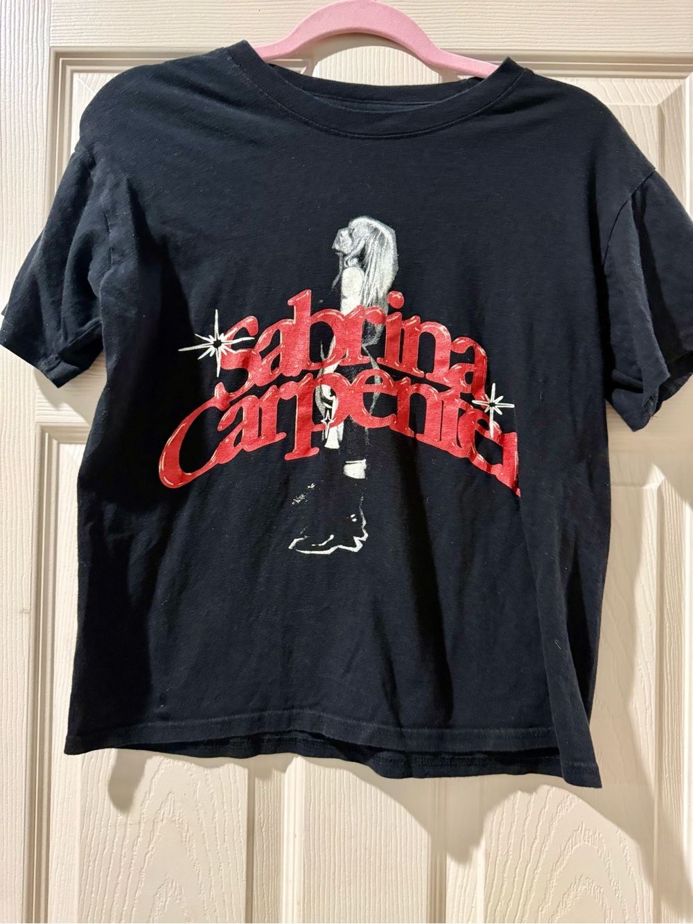 Sabrina Carpenter Black Graphic Tee